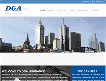 Tablet Screenshot of dgainsurance.com.au